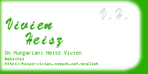 vivien heisz business card